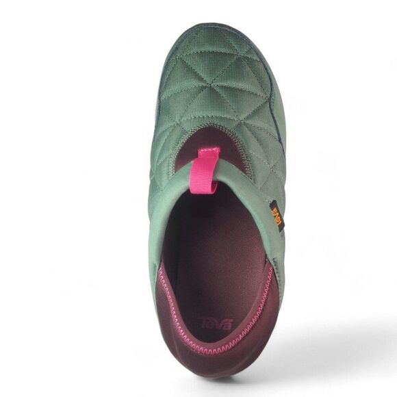 Teva Ember Moc Slip-on Comfort Shoes "Helix Green" 1103202Y Youth 6 Women's 8 - Picture 9 of 11